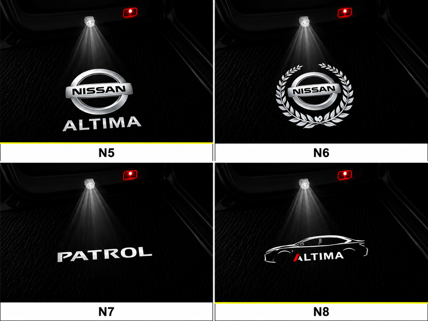 Nissan LED Welcome Projector Lights