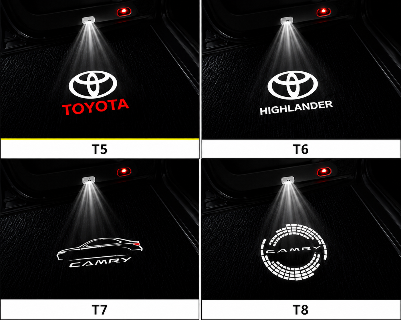 Toyota LED Welcome Projector Lights