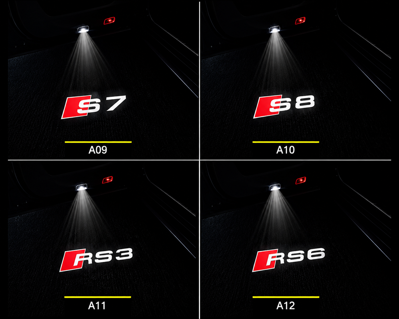 Audi LED Welcome Projector Lights