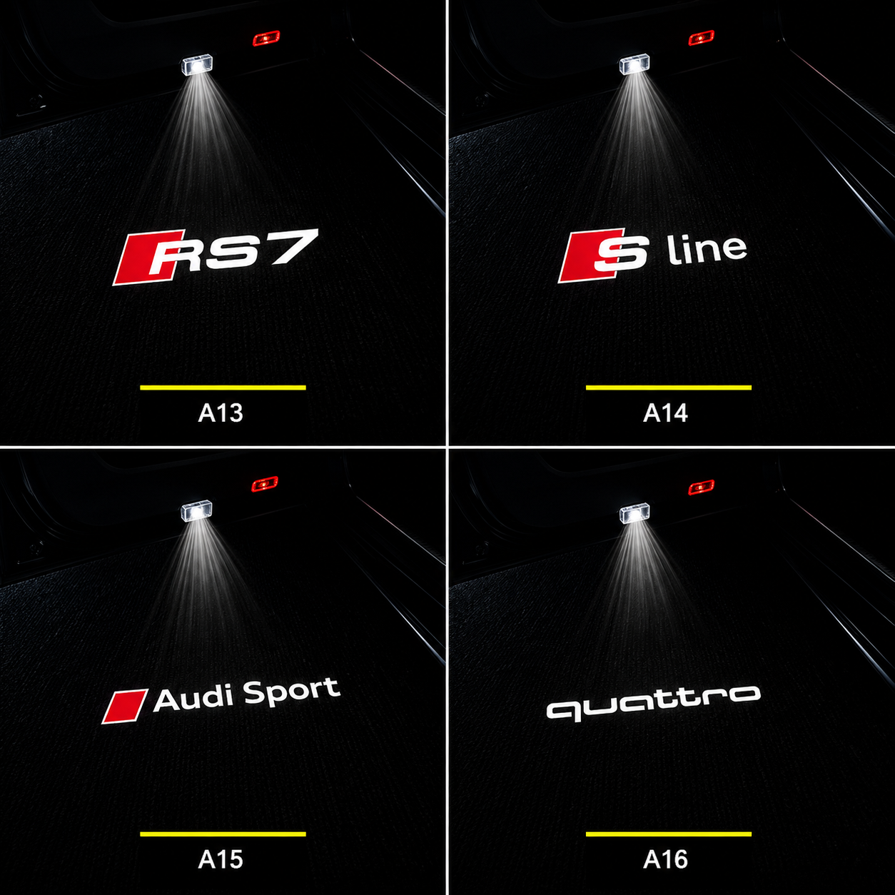 Audi LED Welcome Projector Lights