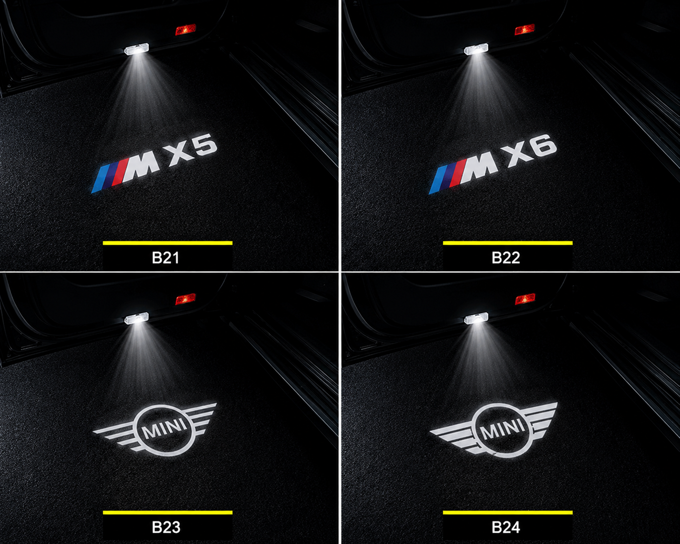 BMW LED Welcome Projector Lights