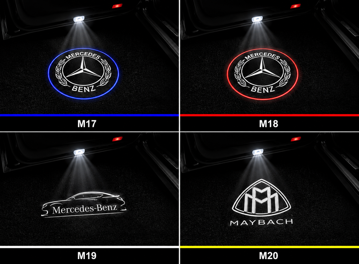 Mercedes-Benz LED Welcome Projector Lights